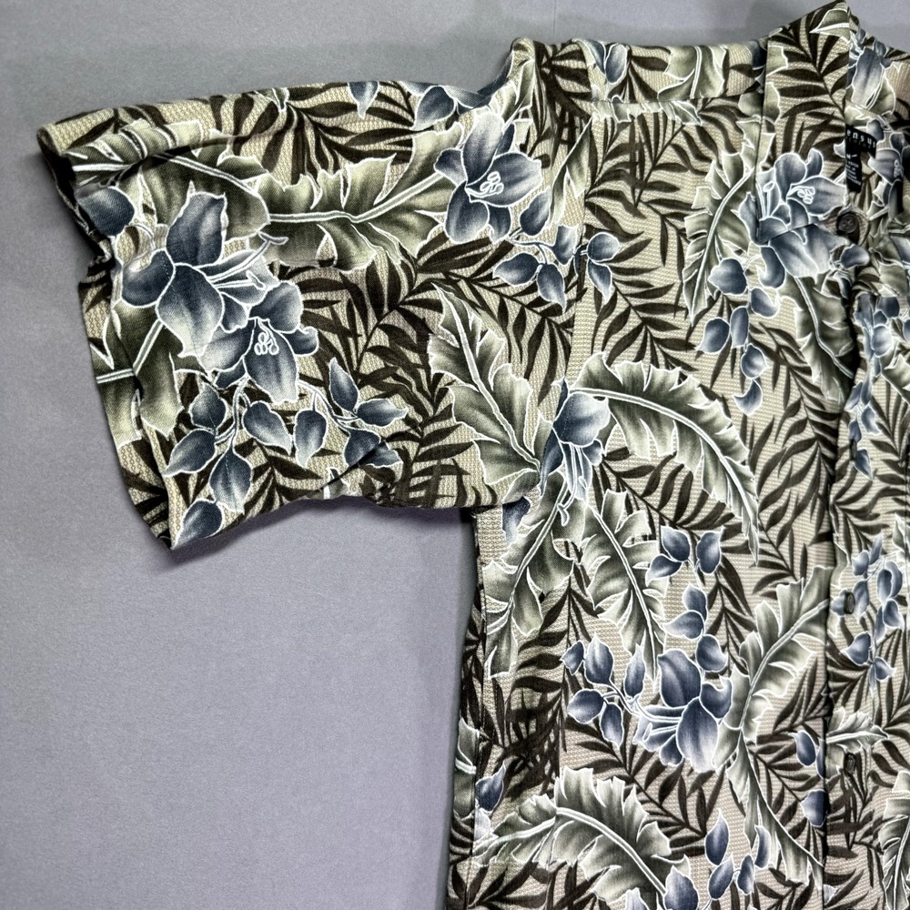 Consensus‎ Hawaiian Shirt Men M Floral Short Sleeve Rayon Aloha Surf Tiki Beach - Picture 8 of 10